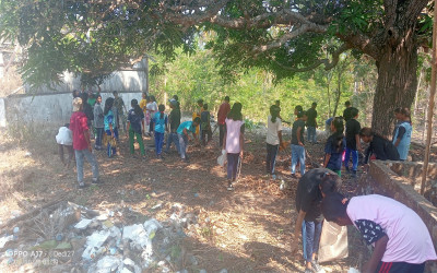 SMA Negeri 1 Amfoang Utara Berikan Kontribusi Positif Melalui Kerja Bakti di Berbagai Lokasi